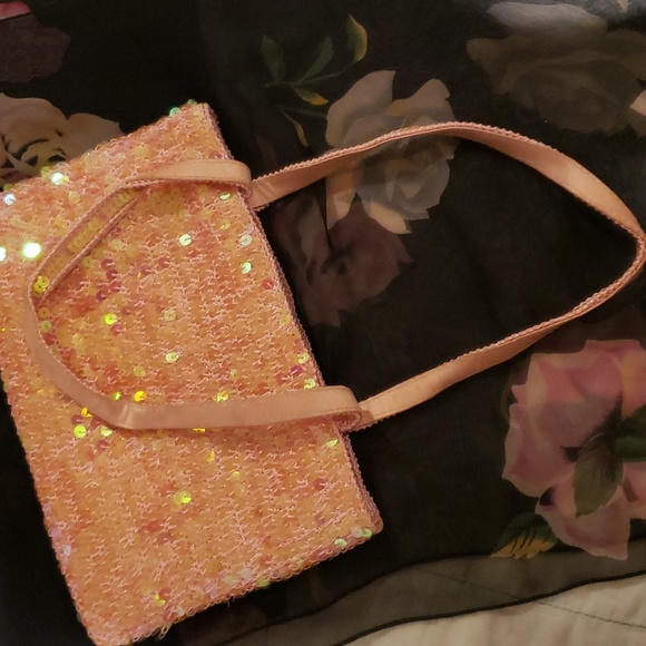 Pink Sequins Crochet Mini Bag - Picture 9 of 17